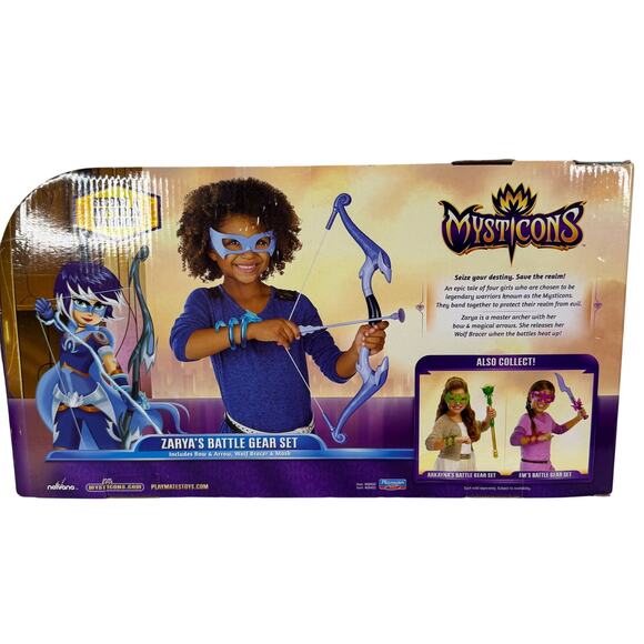 Mysticons Zarya’s Battle Gear Set W/Bow & Arrow, Bracer and Mask - Picture 6 of 8